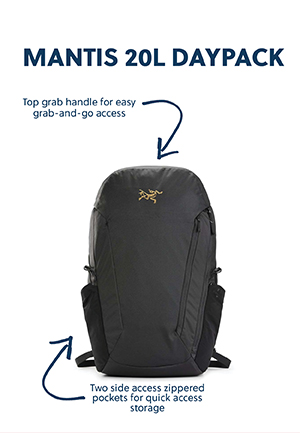 ARCTERYX MANTIS 20L BACKPACK - BUY NOW