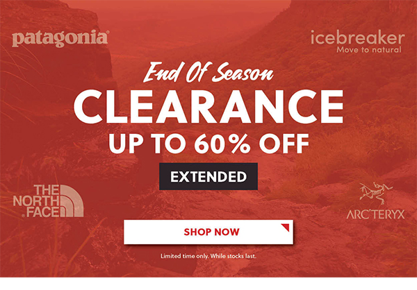 end of clearance 60% off extended - shop now