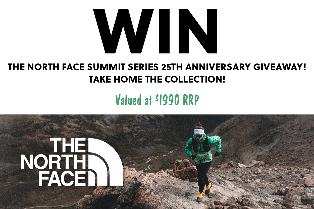 win the north face summit series 25th anniversary giveaway. valued at $!990