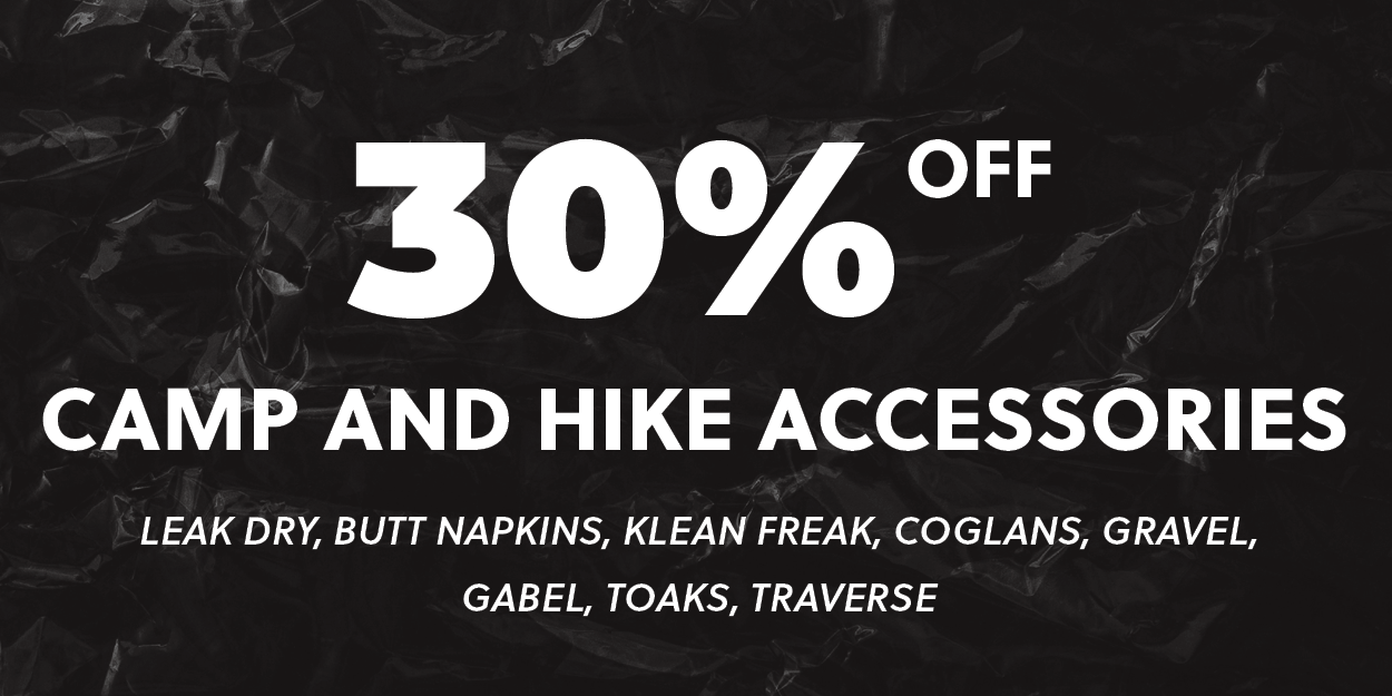 Camp & Hike accessories 30% off at wildearth australia