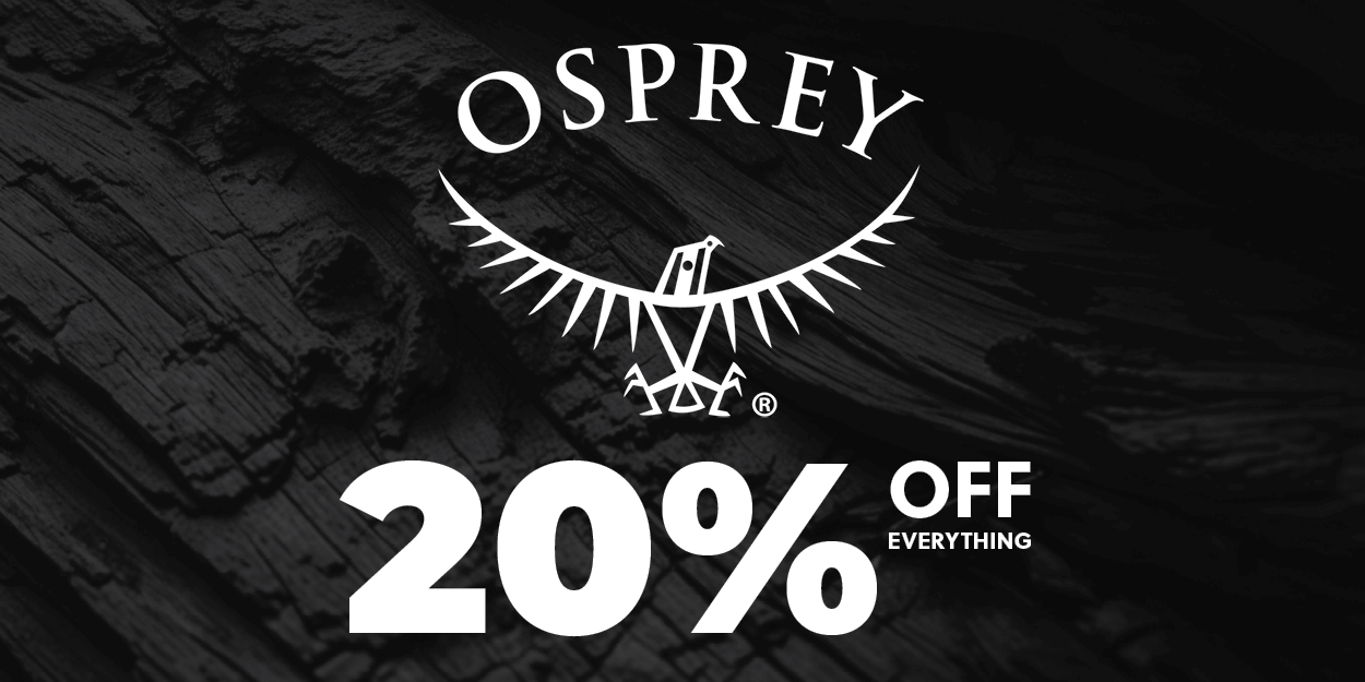 Osprey 20% off everythings, shop now