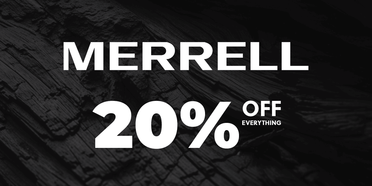 Merrell 20% off everything, shop now
