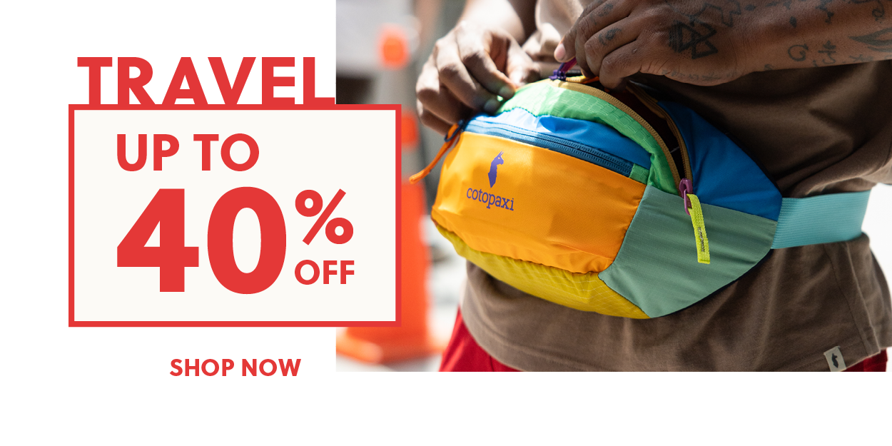 TRAVEL UP TO 40% OFF AT WILDEARTH, SHOP NOW