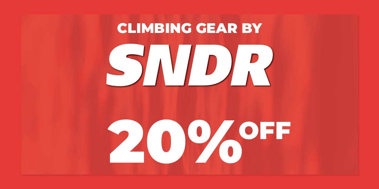climbing gear by SNDR 20% off