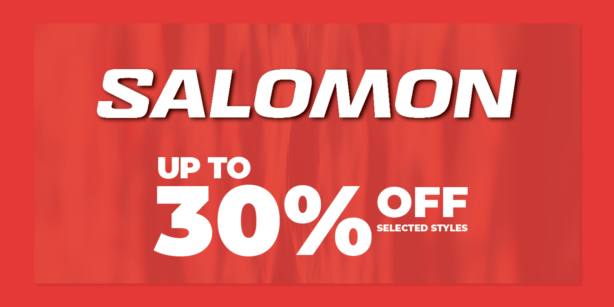 Salomon up to 30% off on selected styles 