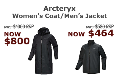 Arcteryx sale on now