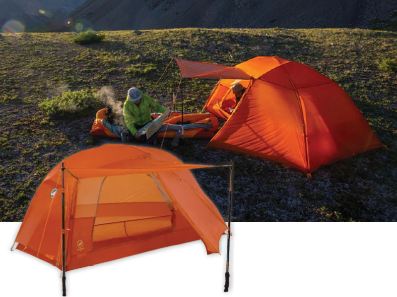 BIG AGNES COPPER SPUR UL2 3-SEASON 2-PERSON HIKING TENT - TANGELO  NOW $749.95
