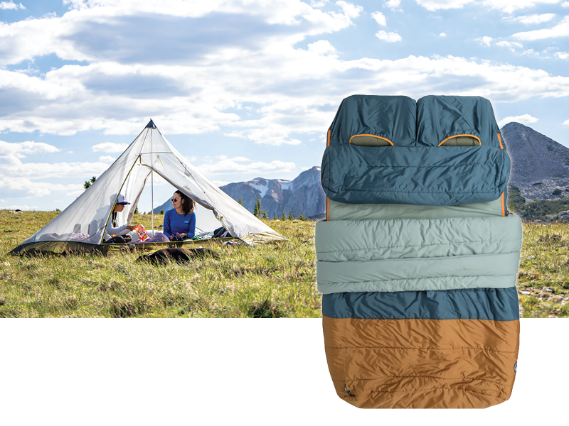 BIG AGNES DOUBLE SLEEPING BAG  Comfort That Keeps You Together.   NOW $429.95