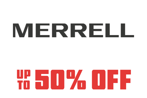 Merrell up to 50% off