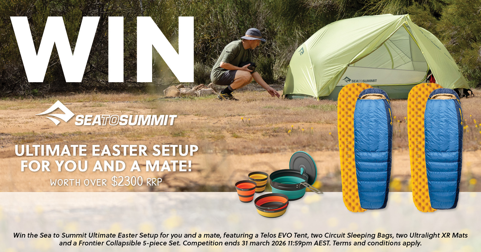 Ultimate easter setup for you and a mate. worth over $2300 rrp