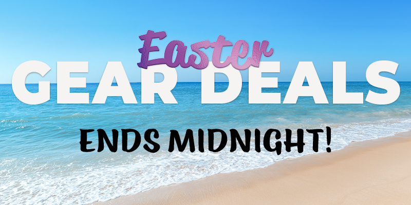 Last chance to shop easter gear deals - ends tonight