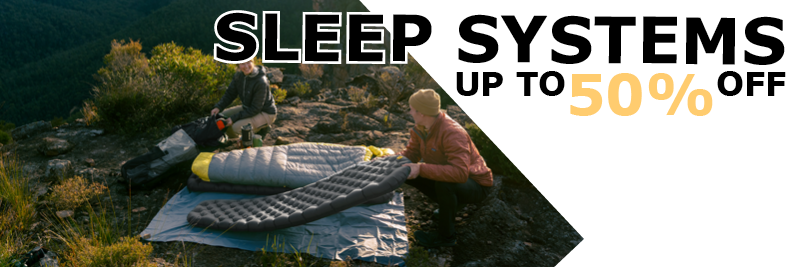 sleep systems up to 50% off