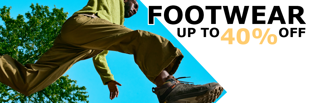 Shop footwear up to 40% off