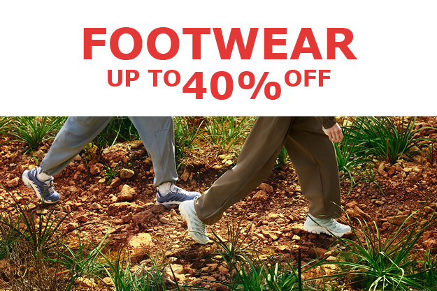 Shop Footwear up to 40% off