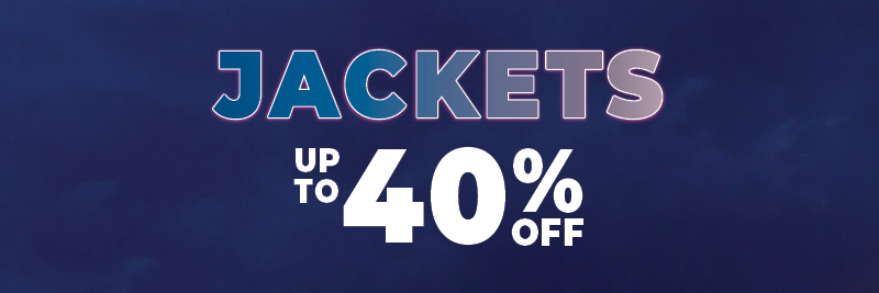 Shop Jackets up to 40% off