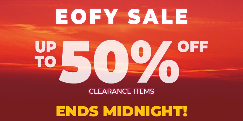 Shop EOFY Sale up to 50% off clearance items