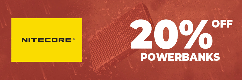 Shop Nitecore up to 20% off powerbanks