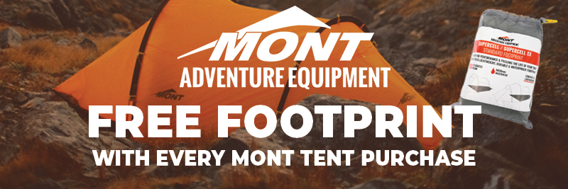 FREE footprint with every mont tent purchase