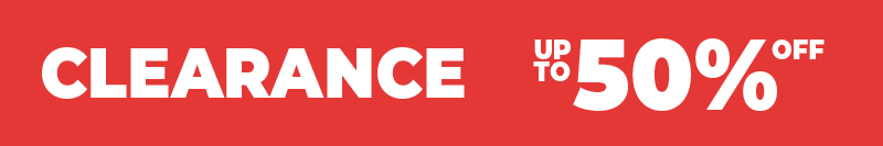 SHOP CLEARANCE UP TO 50% OFF