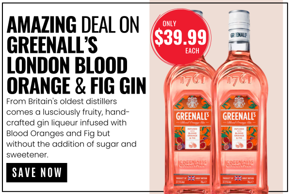 Greenall's London Blood Orange & Fig Gin Liqueur 1L