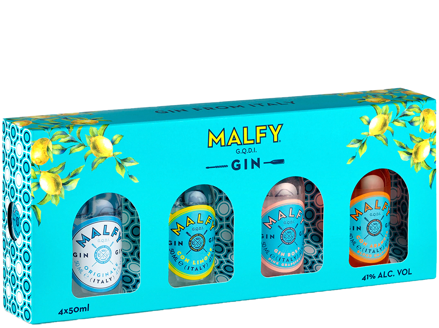 Image of Malfy Gin Discovery Pack 4x 50ml Miniatures