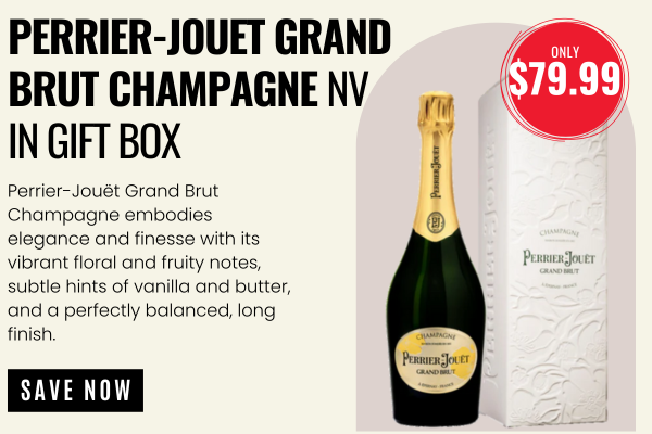 Perrier-Jouet Grand Brut Champagne NV in Gift Box