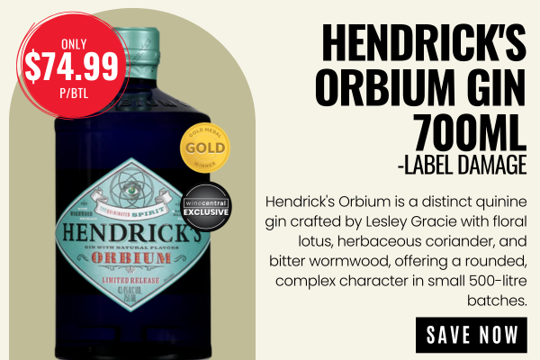 Label Damaged Hendrick's Orbium Gin 700ml