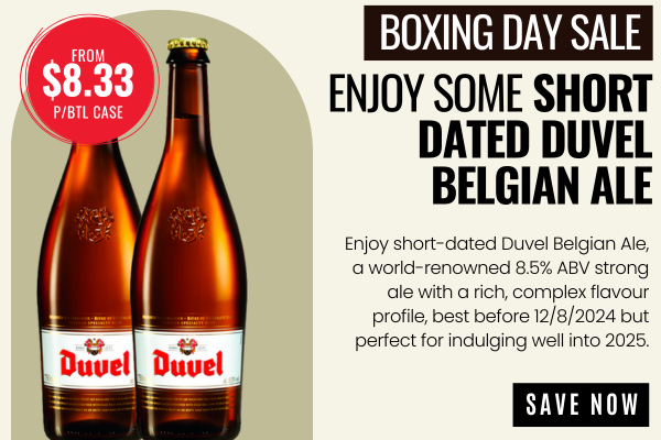 SHORT DATED Duvel Belgian Ale 750ML BB: 12/8/2024