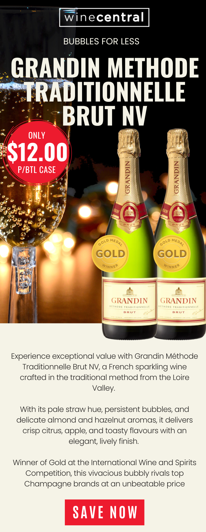 Grandin Méthode Traditionnelle Brut NV