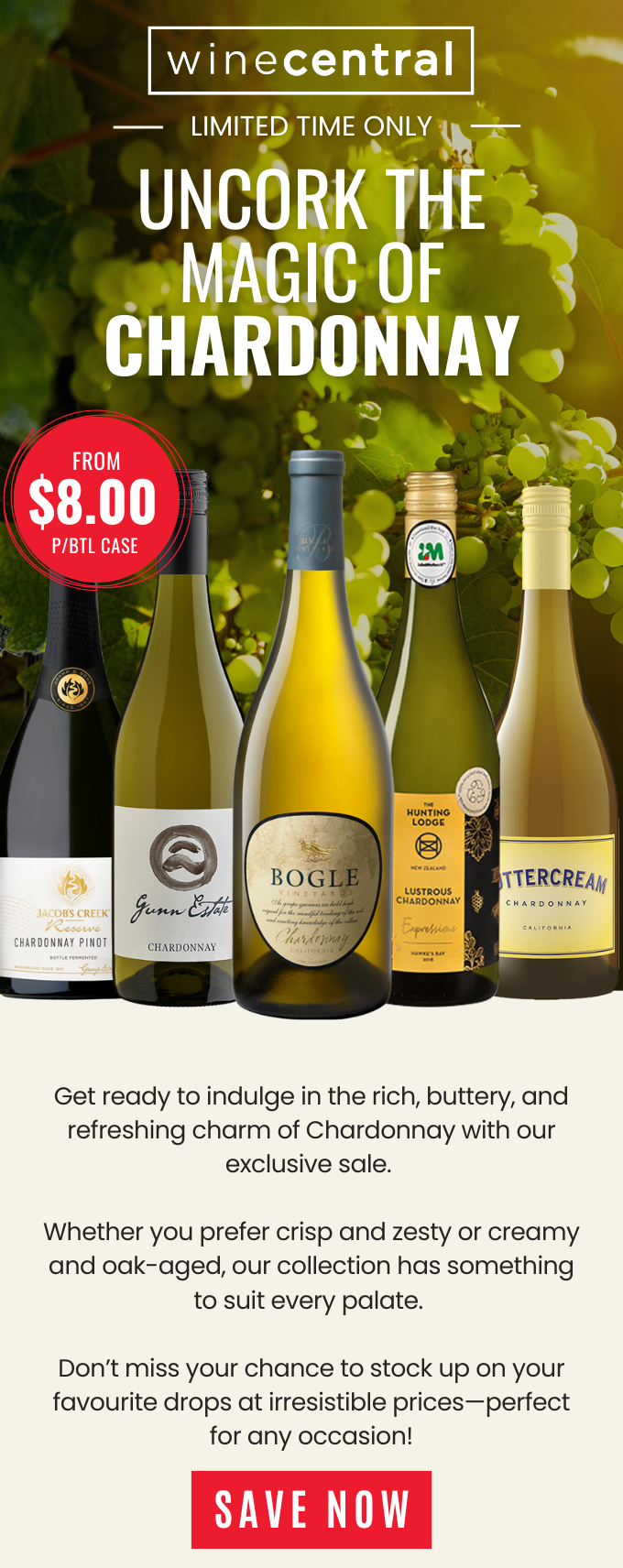 Chardonnay Sale