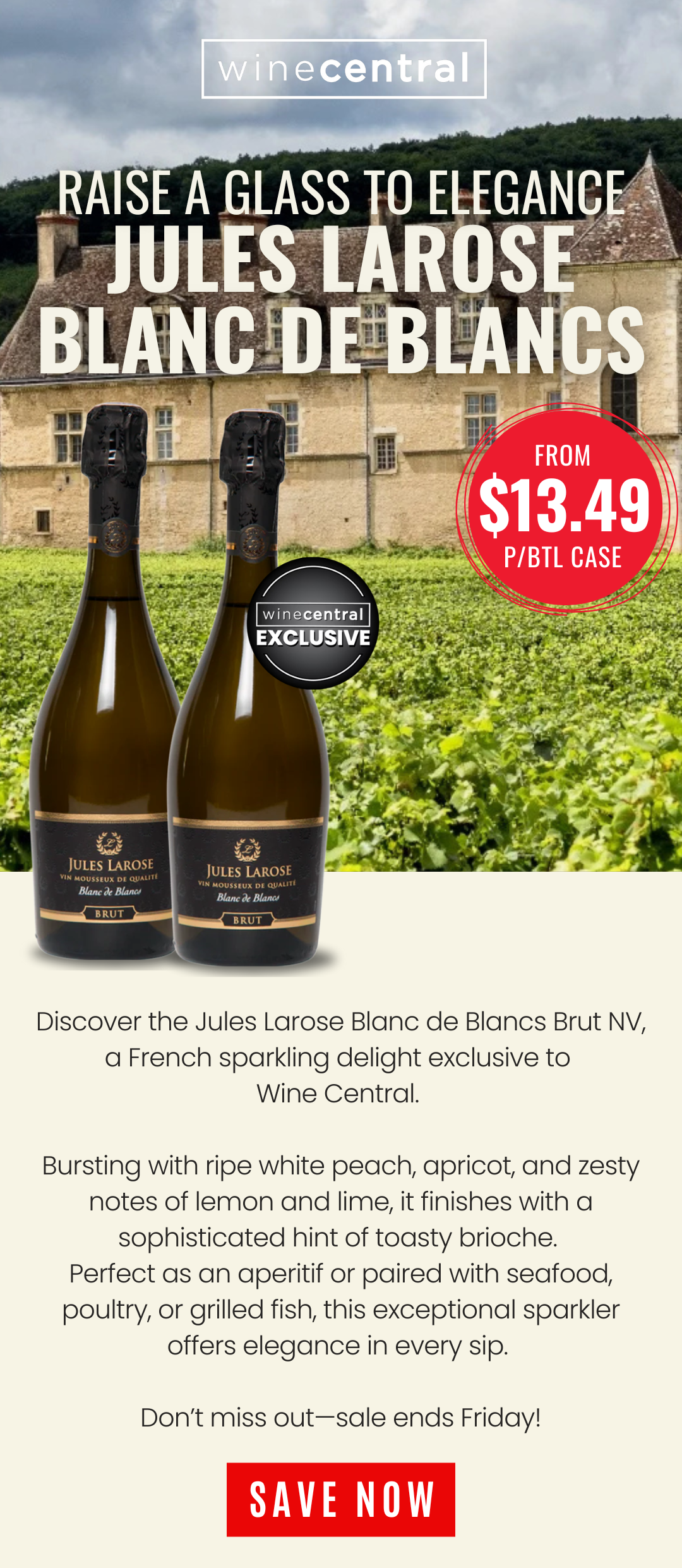 Jules Larose Blanc de Blancs Brut NV