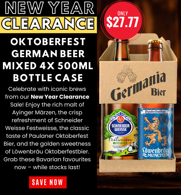 Oktoberfest German Beer Mixed 4x 500ml Bottle Case