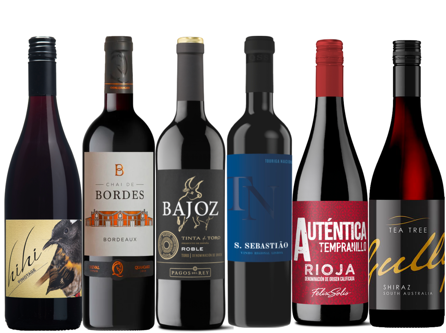 Image of Powerful Reds 6 Bottle Case