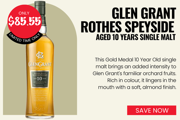 Glen Grant Rothes Speyside Aged 10 Years Single Malt 700ml