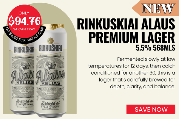 Rinkuskiai Alaus Premium Lager 5.5% 568mls