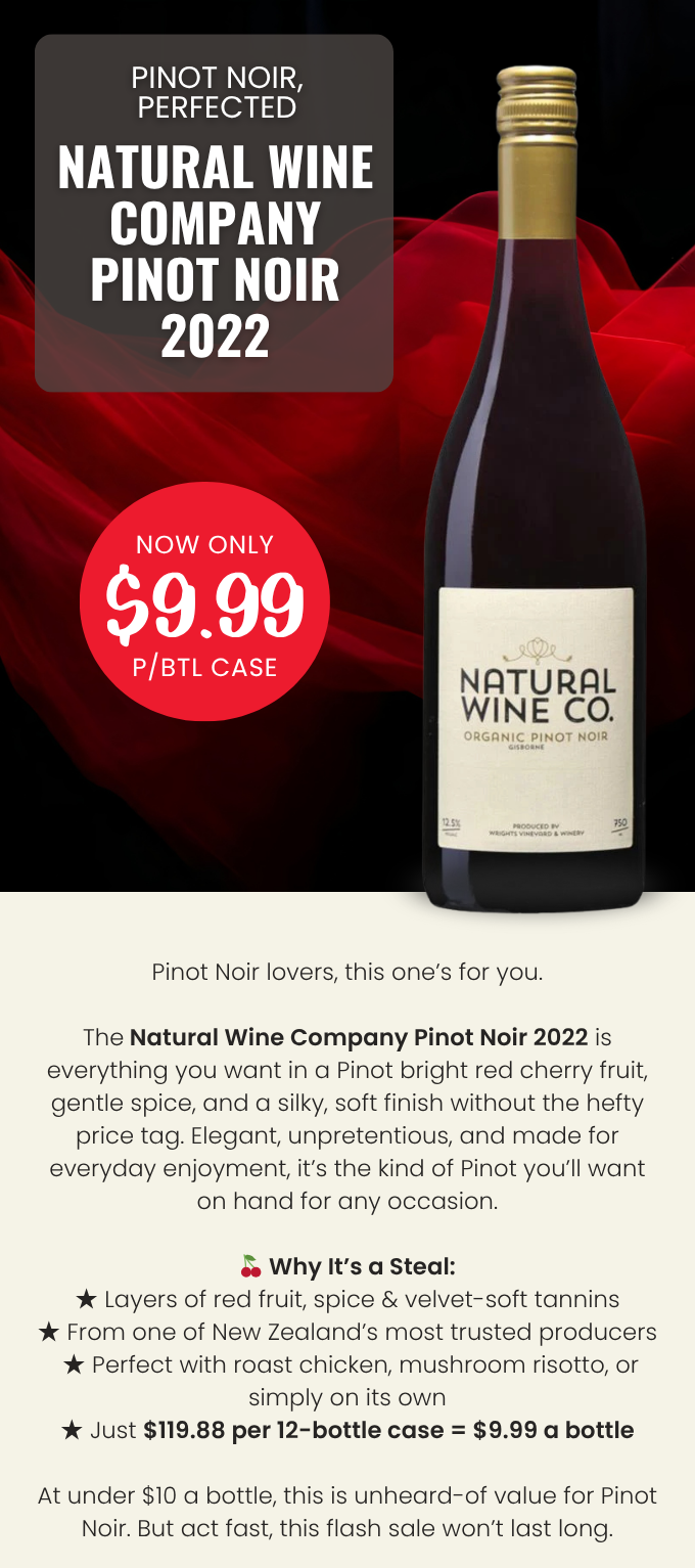 Natural Wine Company Pinot Noir 2022