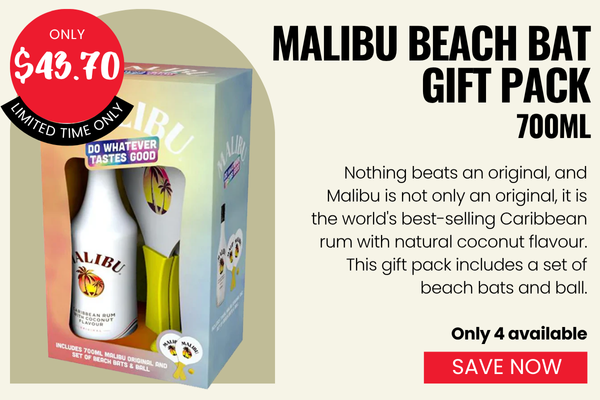 Malibu Beach Bat Gift Pack 700ml