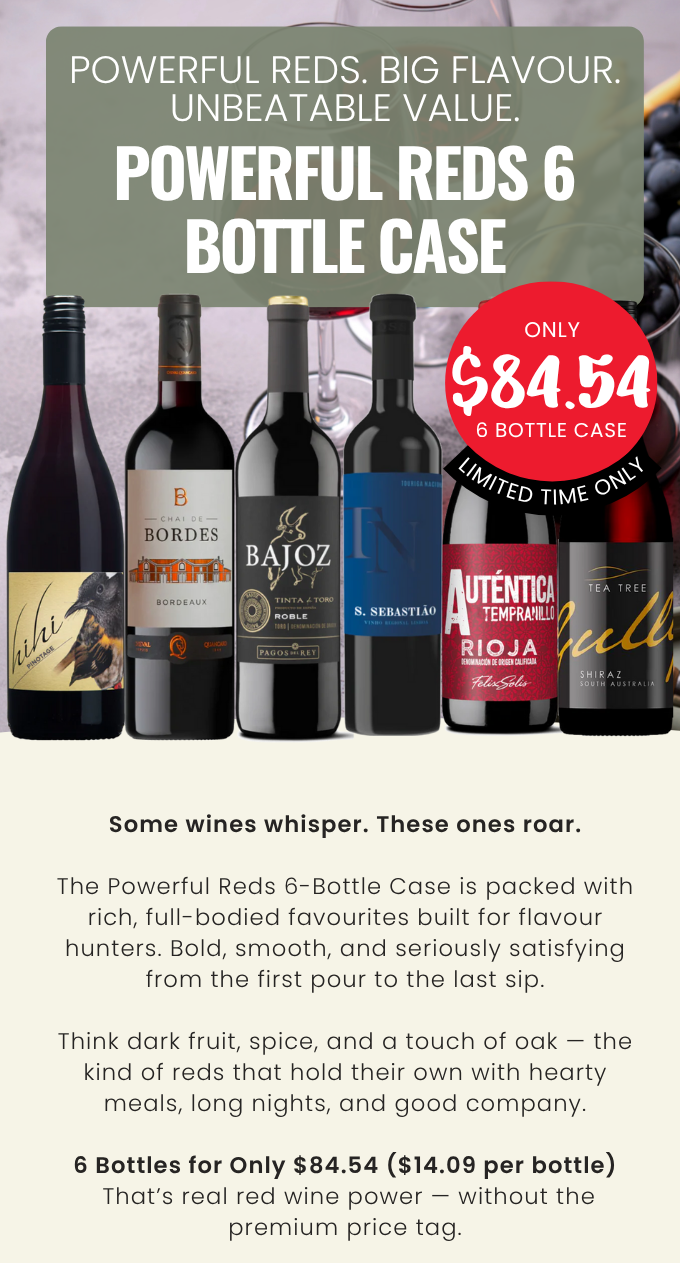 Powerful Reds 6 Bottle Case