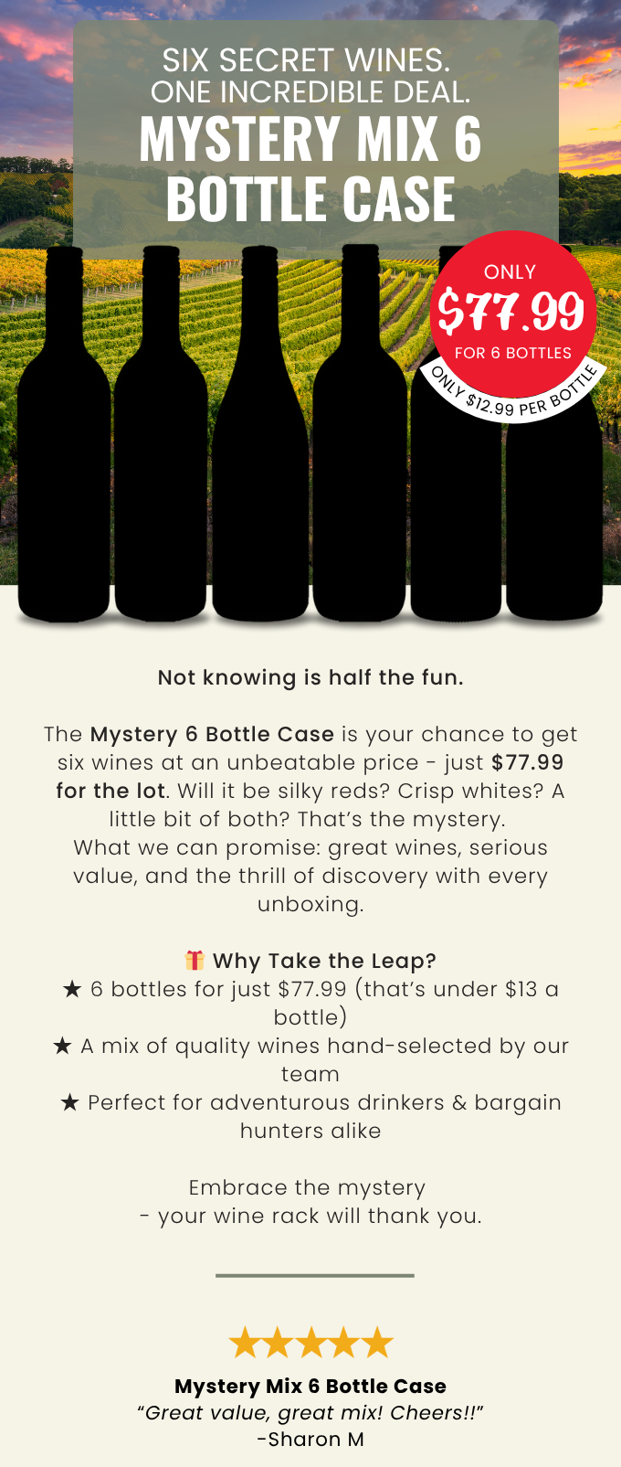 Mystery Mix 6 Bottle