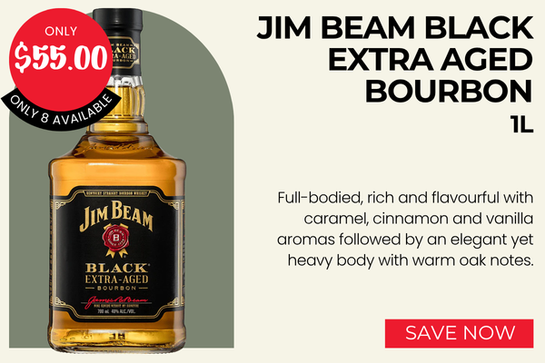 Jim Beam Black Extra Aged Bourbon 1L