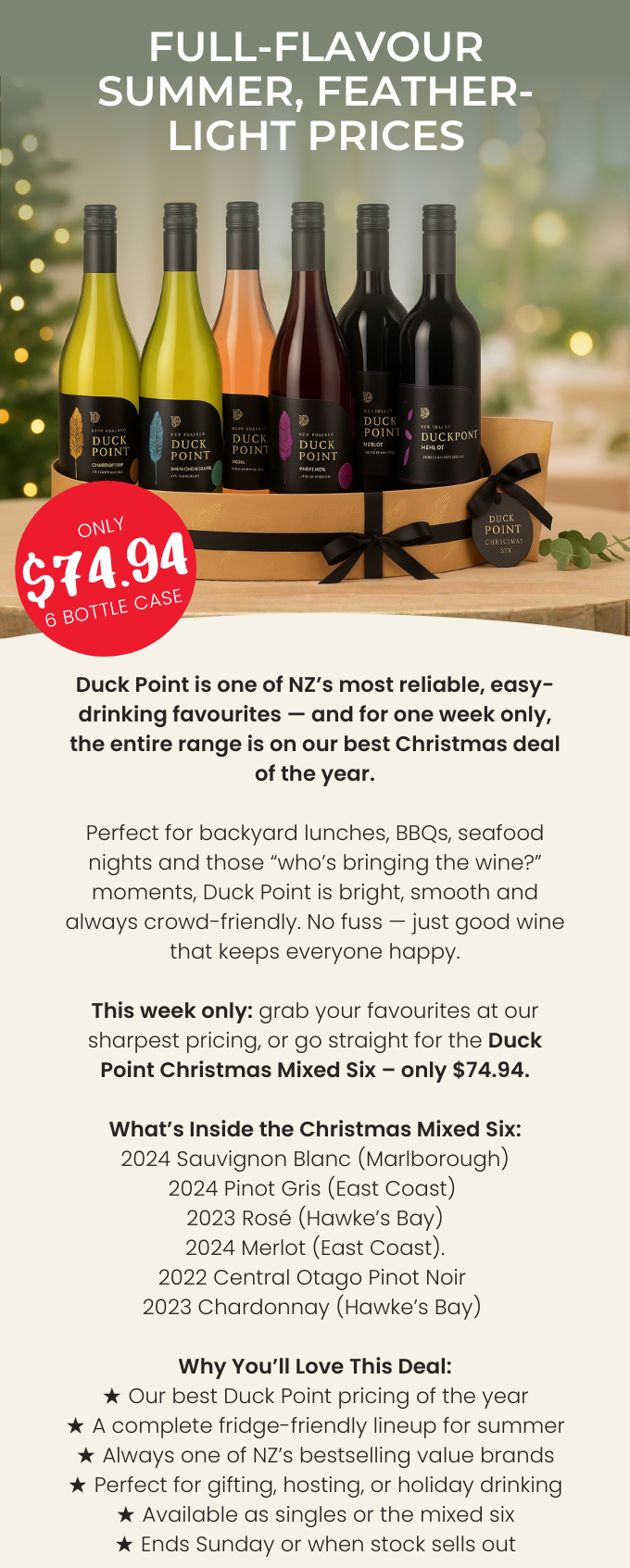 Duck Point - Christmas Mixed Six