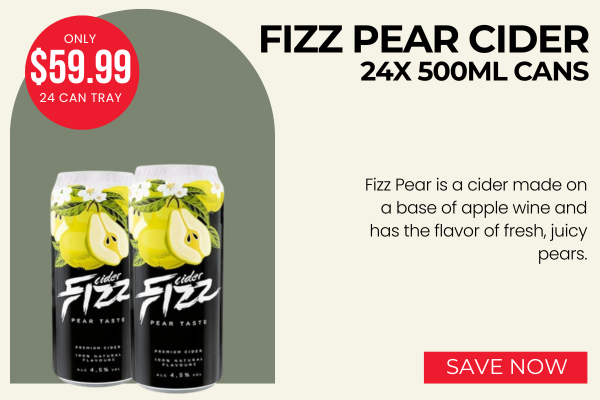 Fizz Pear Cider Can 24x 500Ml Cans