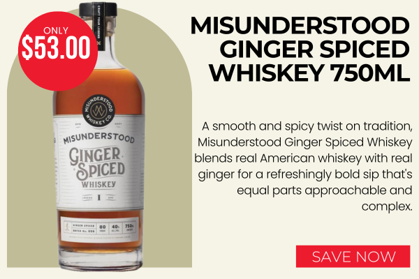 Misunderstood Ginger Spiced Whiskey 750ml