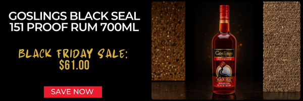 Goslings Black Seal 151 Proof Rum 700ml