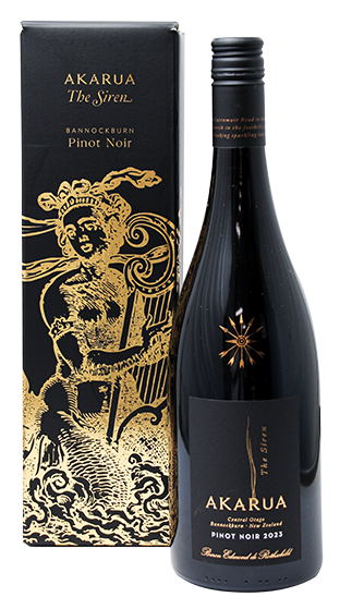 Image of 2023 Akarua The Siren Pinot Noir Giftboxed