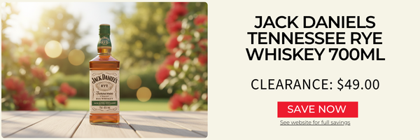 Jack Daniels Tennessee Rye Whiskey 700ml