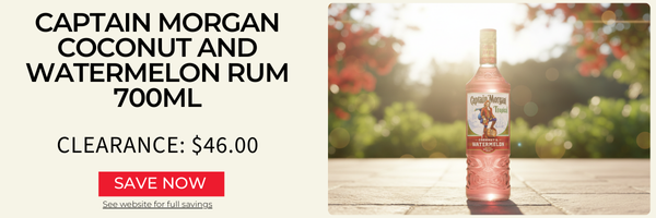 Captain Morgan Coconut and Watermelon Rum 700ml