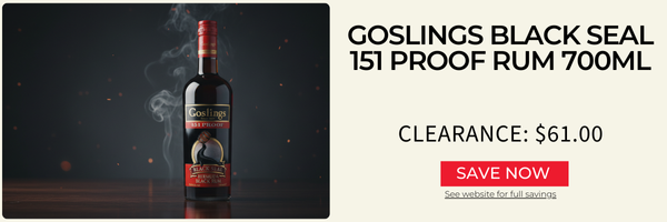 Goslings Black Seal 151 Proof Rum 700ml