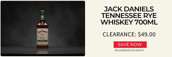 Jack Daniels Tennessee Rye Whiskey 700ml