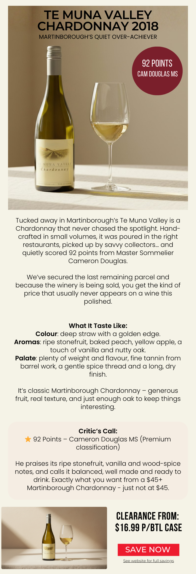 Te Muna Valley Chardonnay 2018